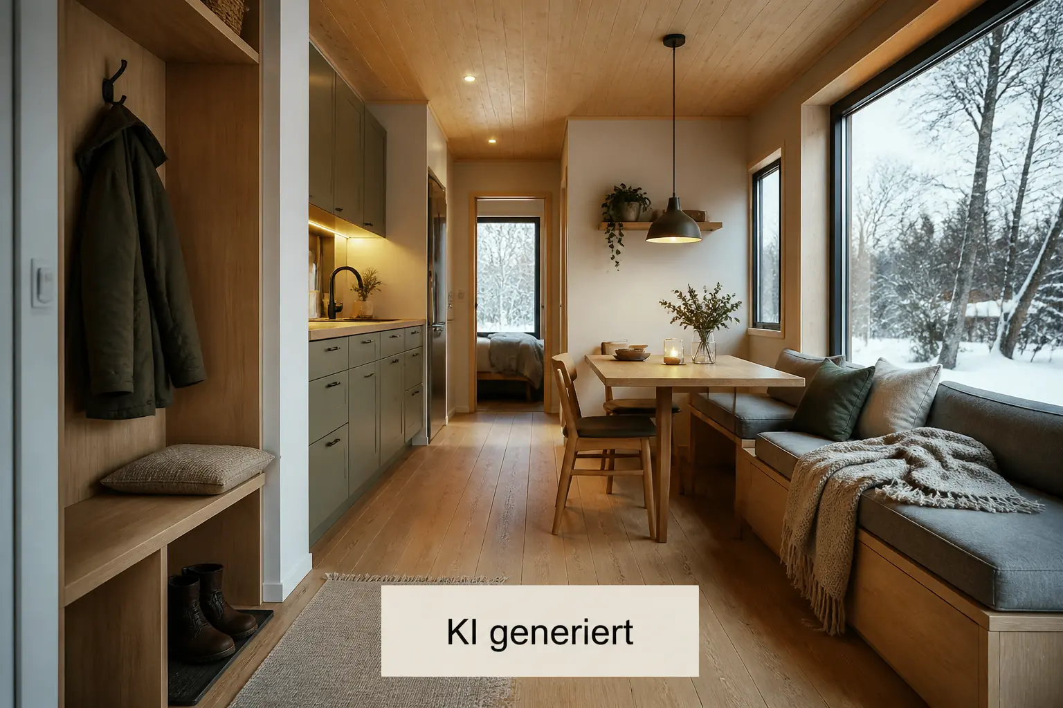 Illustration zu „Tiny House zum Dauerwohnen planen“